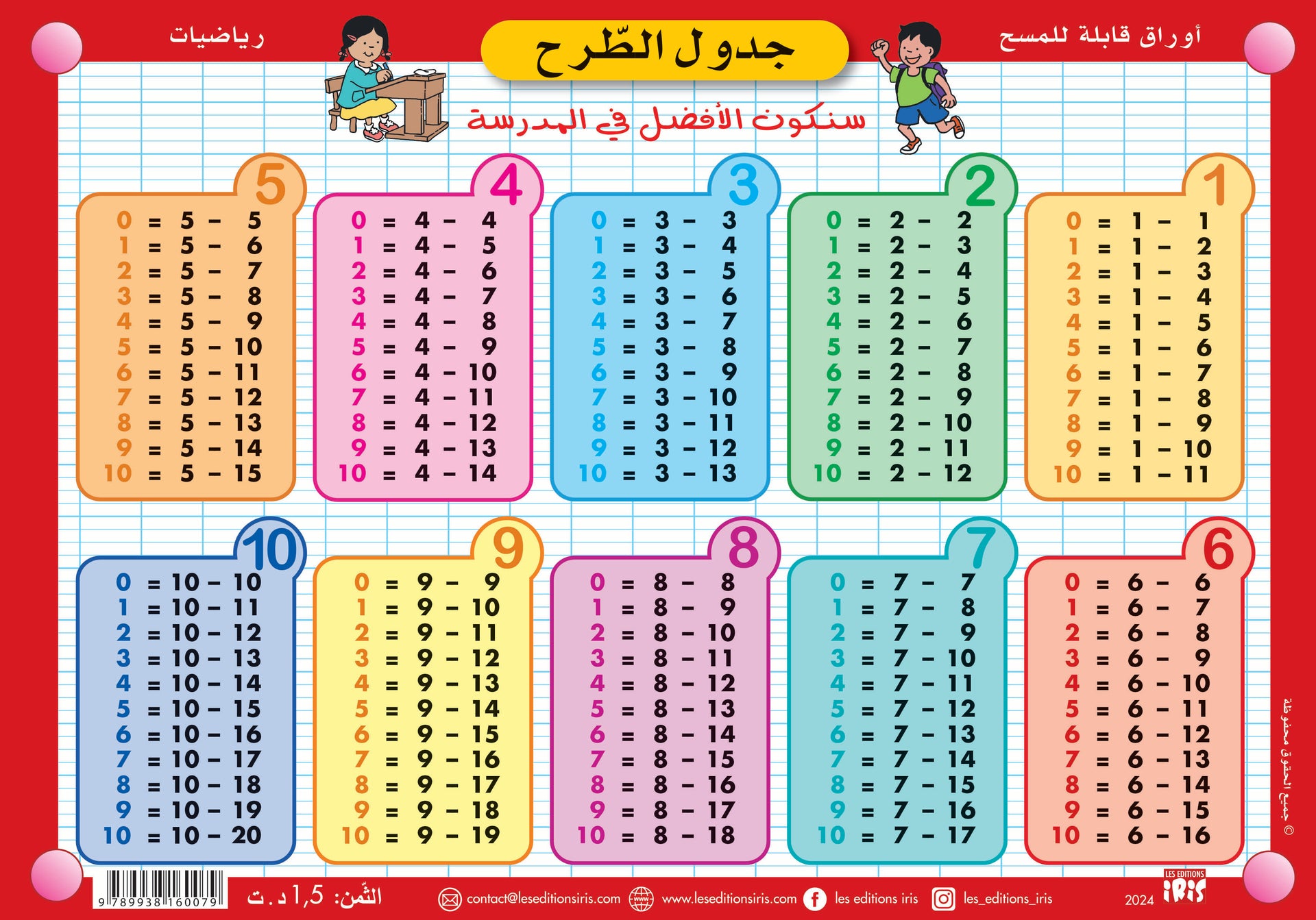 PACK FICHES EFFAÇABLES 7-11 ANS