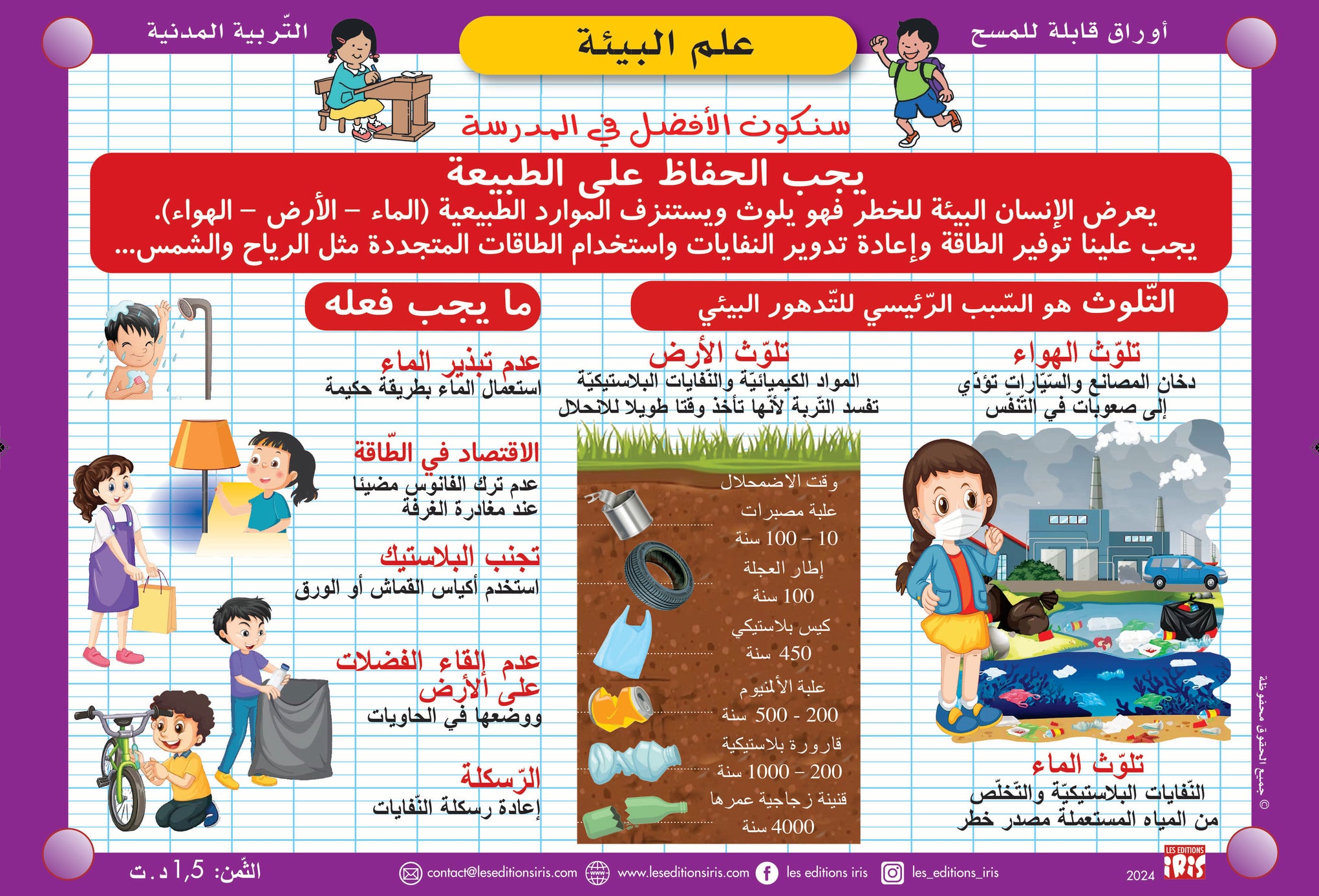 PACK FICHES EFFAÇABLES 7-11 ANS