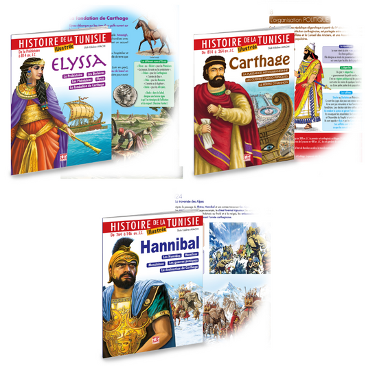 Présentation de Pack Carthage en français : Elyssa et Hannibal — Éditions Iris